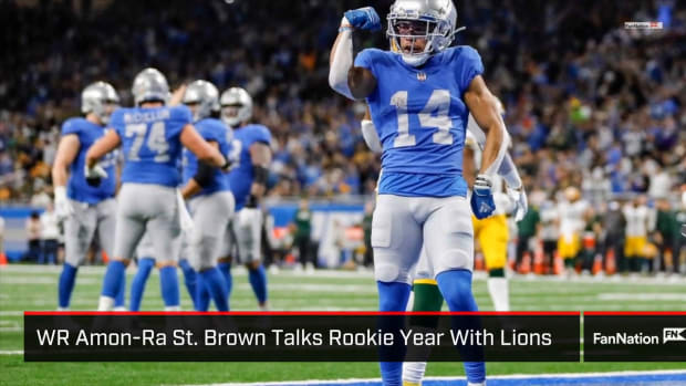 020422-Detroit Lions WR Amon-Ra St. Brown FanNation Now Interview-opt